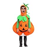 [MATSUMIZUYU] ハロウィーンの衣装 子供のカボチャの衣装 仮装 男の子と女の子