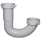 Larsen Supply 03 – 4223洗面所シンクドレインj-bend、ホワイトPVC、1.25 X 1.25-in。 1.25 Inch 03-4223 1