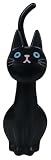 三金商事 ねこのしっぽのトイレブラシ クロ 約W11.6×D14.5×H38cm ME3713