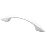 prime-line製品U 9194キャビネットドアプル、3-inc、ホワイト、( 2パック)