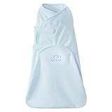 Halo Swaddlesure Adjustable Swaddling Pouch, Blue, Small by Halo