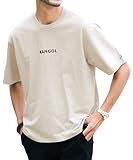 [カンゴール] 別注 ロゴ刺繍 半袖 オーバーサイズ Tシャツ カットソー M プラムb