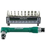 MIRAIS 【 12種類セット 】 コンパクト L型ドライバーセット 両端取付可能 (プラス*2 マイナス*2 トルクス*8) MR-1PK-212H