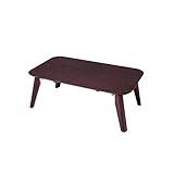 折りたたみ式テーブル　　ダークブラウン　長方形（小）