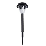 Honeyall Solar Powered LED Garden lamp White light for Lawn Pathway Decor [並行輸入品]
