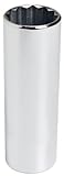 Stanley Proto J5313M 1/2-Inch Drive Deep Socket, 13mm, 12 Point by Stanley-Proto