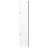 アルファタカバ 限られたすき間を有効活用2.5cm刻み選べるランドリーチェスト(扉+扉) 隙間収納幅32.5cm(幅325mm)クリア扉タイプ