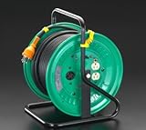エスコ AC200V→AC115V/10A/20mコードリール(降圧トランス) EA815DW-15