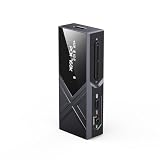 FIIO KA17 【日本正規店より発送・シリアルナンバー付】ブラック ブルー ポータブル USB DAC FIO-KA17-B FIO-KA17-L (ブラック)