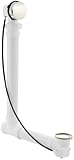 Kohler k-7213-sn ClearfloケーブルBath Drain with PVCチューブ、鮮やかな光沢ニッケル