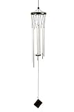 High Quality Asian Hanging Indoor and Outdoor Aluminium Wood Wind Chime, Soft and Relaxing Tones Sou