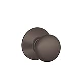 Schlage F10 PLY 613 CAM Camelot Collection Plymouth Passage Knob, Oil Rubbed Bronze Schlage Lock Com