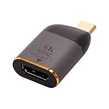 Cablecc USB4 USB-C Type-Cソース→メスHDMI 2.0ディスプレイ 8K 60HZ UHD 4K HDMIオスモニターアダプター。