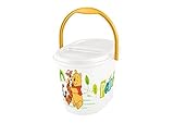 Plastorex Nappy Bucket White with Decoration by TKO