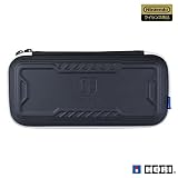 【任天堂ライセンス商品】タフポーチ プラス for Nintendo Switch ホワイト×ブラック【Nintendo Switch 有機ELモデル対応】