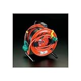 エスコ ＡＣ１２５Ｖ／１５Ａ／３０ｍコードリール（元置型過負荷遮断） EA815DP-3