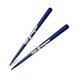 CUSTEAM ドラムスティック カラフルシリーズ 5A 7A (ブルー 一対, 5A)