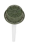 Darice 35013 Fresh Foam Bouquet Holder with Handle, Large, White/Green by Darice