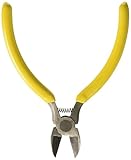 uxcell ニッパー　ペンチ　ダイアゴナルプライヤー　ダイアゴナルカッター　11.7cm　アイロンスチールワイヤ　イエロー