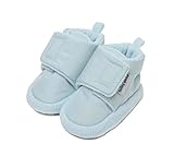 2本のソフトコットンシューズ秋と冬の靴コルツシューズ幼児靴ブルー