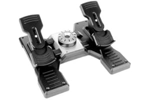 ロジクール (Logicool) トーブレーキ搭載 プロ ラダーペダル シミューレーション コントローラー G-PF-RP