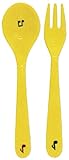 大西賢製販 カトラリーセット スプーン&フォークセット ミュージック イエロー カトラリーセット スプーン&フォークセット ミュージック イエロー 【5点】