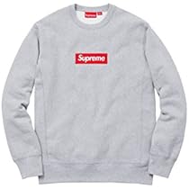 Amazon.co.jp: [シュプリーム] Box Logo Crewneck[Heather Grey  