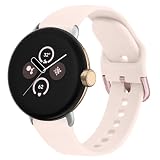 [Mugust] Google Pixel Watch 3 41mm/2/1対応 交換バンド グーグルピクセルウォッチ3 41mm/2/1 バンド TPU 柔軟性 簡単取付 銀色の金属コネクタ