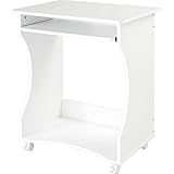 【完成品・組立不要】 パソコンデスク PCデスク デスク キーボードスライダー 〔幅60cm〕 ホワイト