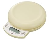 A&D デジタルホームスケール 3kg クリーム UH-3203-W ≪ひょう量:3000g 最小表示:0.1g(0.5~100g)/1g(2~3000g)≫
