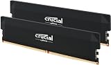 Crucial(クルーシャル) PRO (マイクロン製) デスクトップ用メモリ 32GB×2枚 DDR5-6000 オーバークロック CP2K32G60C40U5B 【国内正規代理店品】