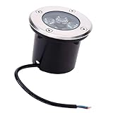 Fenteer LED潜水ライト　5W　水中スポットライト　暖白色　魚タンク　庭園 噴水 プール 池に最適　防水仕様　景観ランプ