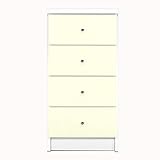 大川家具 nakakei チェスト ウィーク イエロー 40cm幅4段 092800