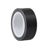 YFFSFDC テフロンテープ 高温テープ 耐熱テープ 耐熱300℃ 厚み0.18mm 絶縁 黒 PTFE 断熱 防油 防水 耐圧 作業 補修用 工業用 家庭用 静電気防止 (幅25mm)