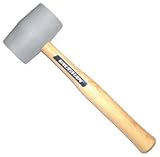 ヴォーンRM18DB 18。ヒッコリーハンドルで10.5オズ非擦傷ラバーマレット