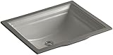 KOHLER K-2339-K4 Memoirs Undercounter Bathroom Sink, Cashmere [並行輸入品]