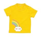 BabyChips 虹(名入れ半袖ベビーTシャツ) 160 デイジー