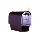 クラシックCurbsideメールボックスW用紙チューブ(ブラック)