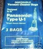 36 DESIGNED TO FIT PANASONIC U-1 VACUUM BAGS