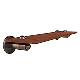 Allied真鍮SohoソリッドIronwoodバスルーム棚 22 in. SH-1-22-IRW-VB 1