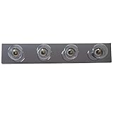 Boston Harbor V5CH043L 4-Light Chrome Vanity Bath Bar, 24-Inch [並行輸入品]