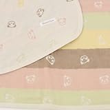 【HanzamCocoa】国産Hanzam Cocoa（ハンザムココア） 6重ガーゼケット 6重 タオルガーゼ ブランケット ひざ掛け ギフト 出産祝いおなかけっとマルチカラーパンダ柄 マカロン クォ