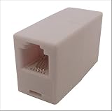 モジュラージャック 電話線 中継 延長 アダプタ 6極4芯 2芯 コアウェーブCW-196RJ