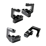 GTBRacing メタルフロントリアショックリンクマウント 1/8 RCカー 京商 マッドクラッシャー VE FO-XX USA-1 VEアップグレードパーツ (ブラック)