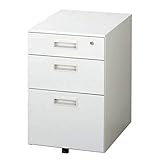 SINAPP サイドワゴン インワゴン オフィス オールロック ワークデスク 脇机 SIK4850 3段