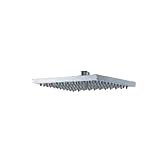 Fluid Faucets FP6001050 Square Rain Showerhead, Chrome, 1-Pack by Fluid Faucets