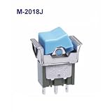 NKKスイッチズ　M-2018J 単極双投　機能動作（＜ＯＮ＞ＯＦＦ＜ＯＮ＞）　電流容量６Ａ１２５Ｖ　ＡＣ　Ｊ形パドルロッカスイッチ　はんだ端子