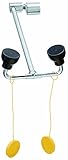Bradley S19-270JD Swing Down Safety Eye/Face Wash, Deck/Cabinet Mount, 0.4 GPM Water Flow, 8" Width 
