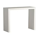 arne テーブル ソファテーブル デスク 机 おしゃれ コンソール 幅75cm 奥行30cm 高さ60cm 日本製 セミオーダー Zero-X 7530H 白 ホワイトウッド