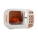 LOL-FUN 就学前の子供のためのミニ家電ロールプレイキッチンおもちゃプレイセット - 電子レンジ